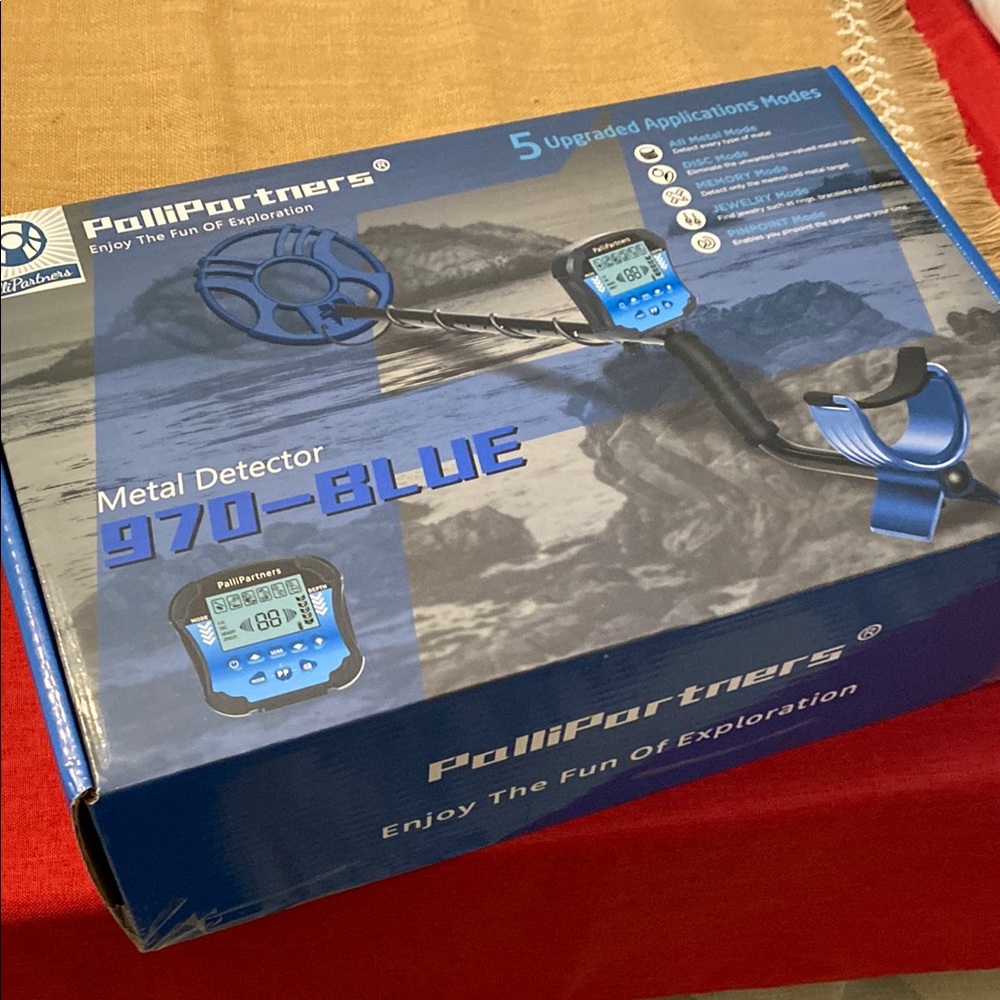 PolliPartners 970-BLUE Metal Detector